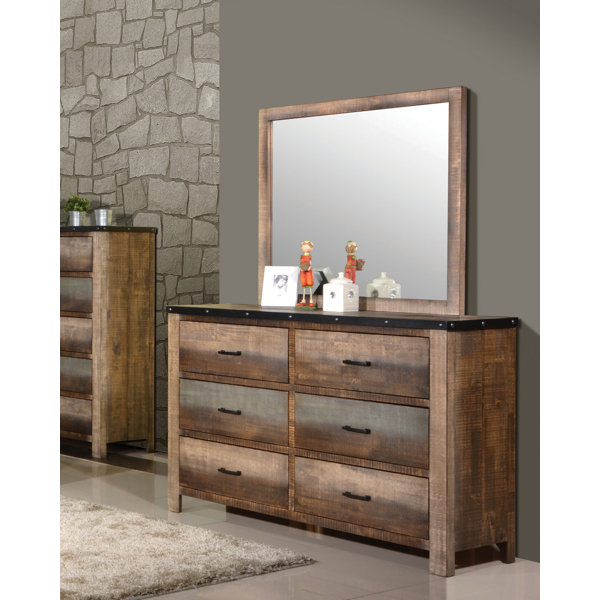 Foundry Select Gideon Portsmouth 6 Drawer Double Dresser Wayfair